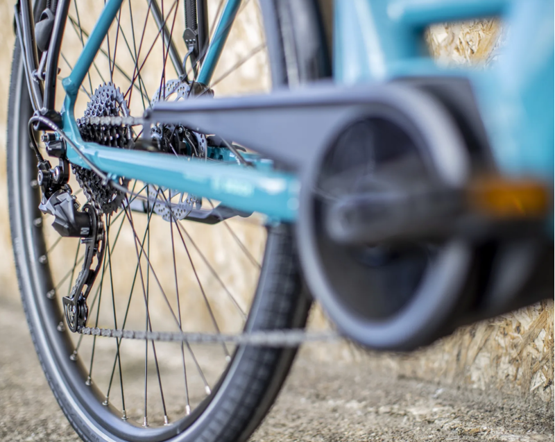 Trek Verve+ 3 Lowstep 2022 Electric Bike Teal -5